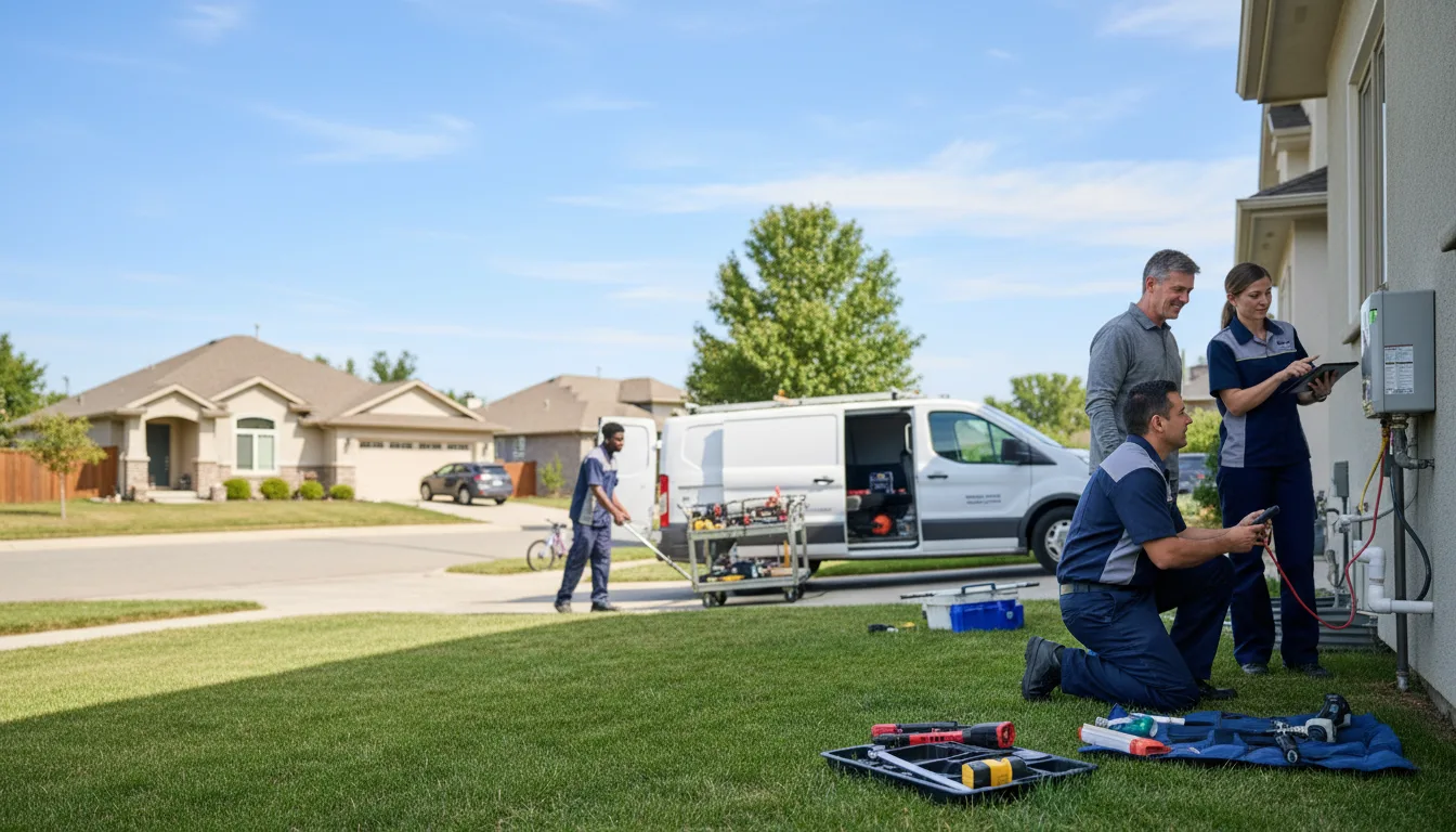 Tankless water heater service in Hines, MN
